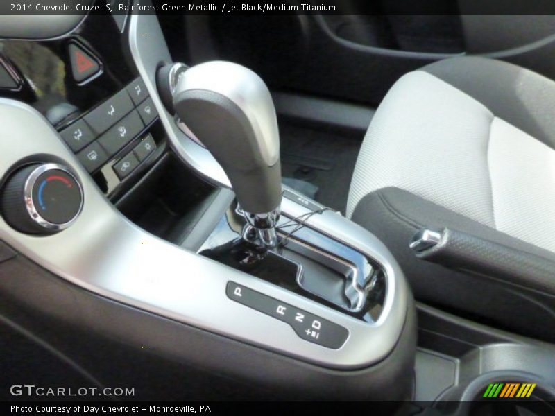 Rainforest Green Metallic / Jet Black/Medium Titanium 2014 Chevrolet Cruze LS