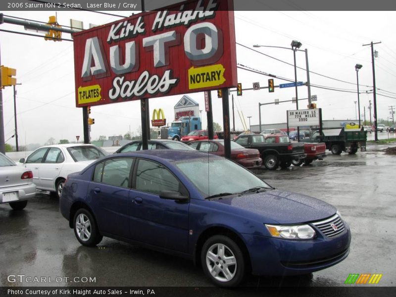 Laser Blue / Gray 2006 Saturn ION 2 Sedan