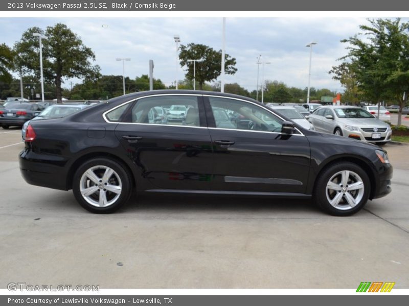 Black / Cornsilk Beige 2013 Volkswagen Passat 2.5L SE