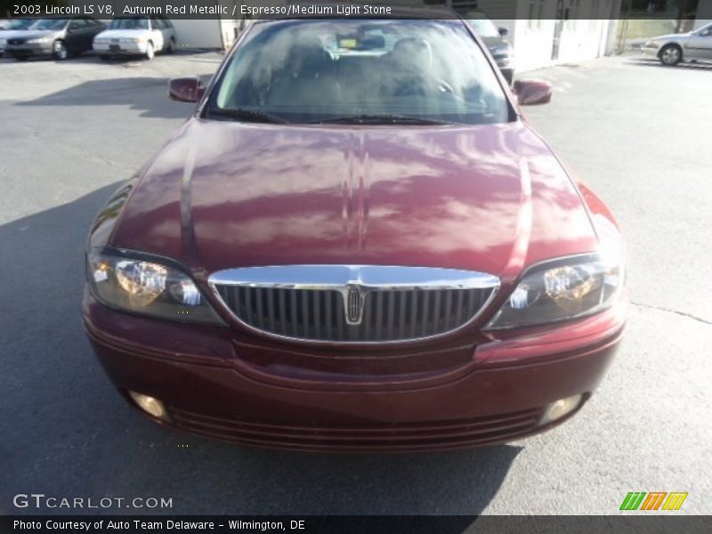 Autumn Red Metallic / Espresso/Medium Light Stone 2003 Lincoln LS V8