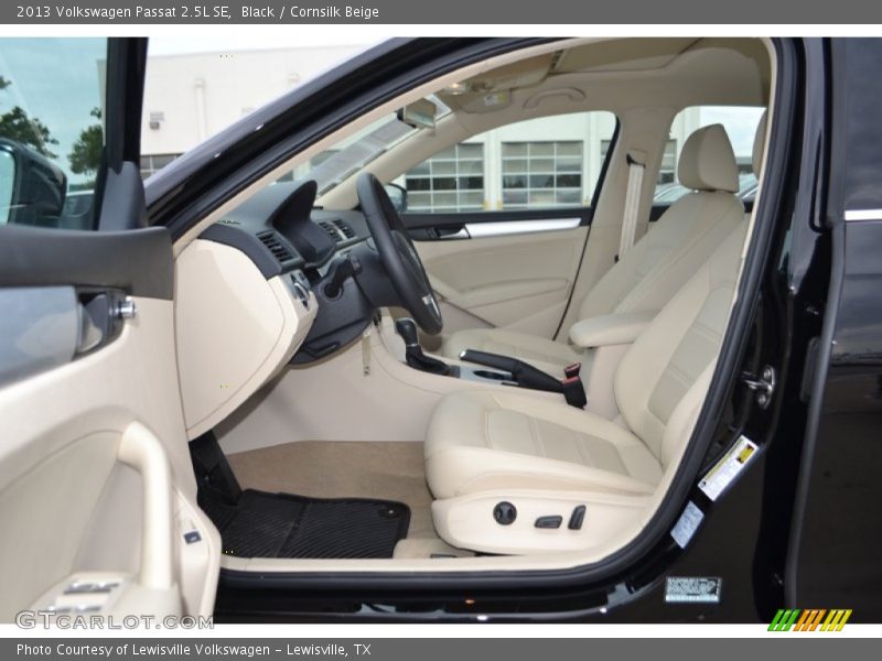 Black / Cornsilk Beige 2013 Volkswagen Passat 2.5L SE