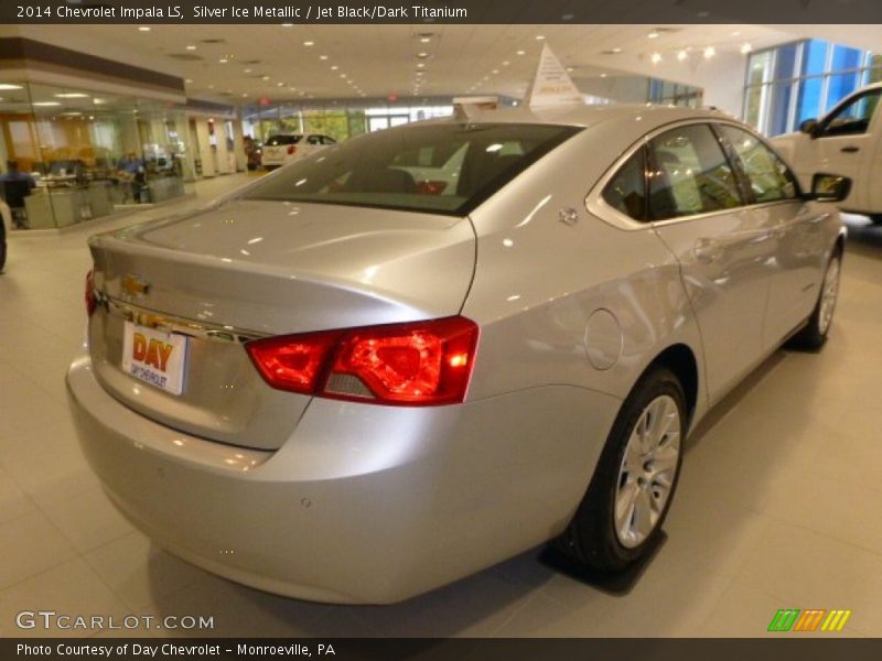 Silver Ice Metallic / Jet Black/Dark Titanium 2014 Chevrolet Impala LS