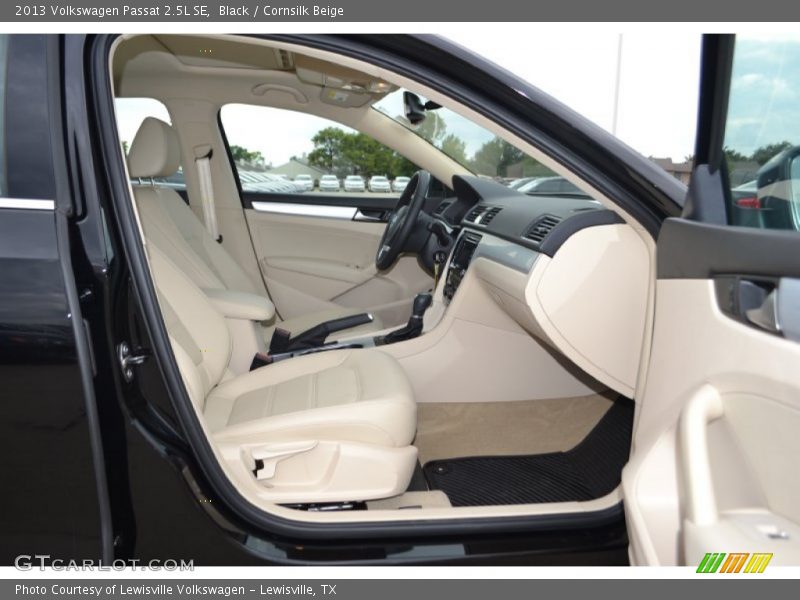 Black / Cornsilk Beige 2013 Volkswagen Passat 2.5L SE