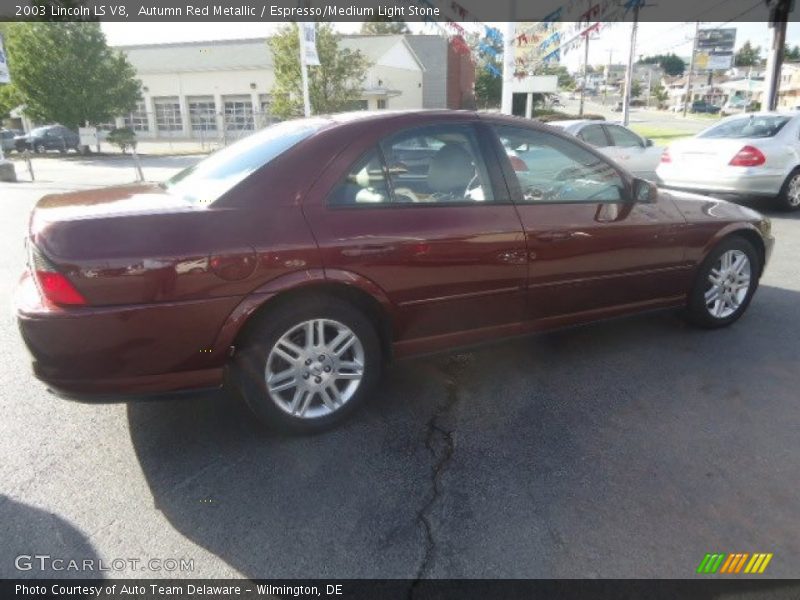 Autumn Red Metallic / Espresso/Medium Light Stone 2003 Lincoln LS V8