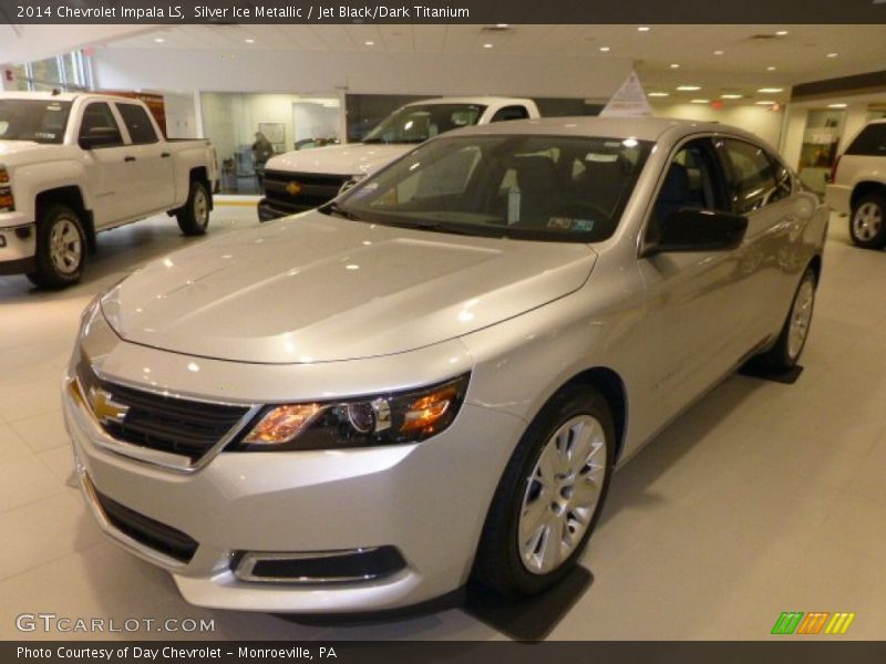 Silver Ice Metallic / Jet Black/Dark Titanium 2014 Chevrolet Impala LS