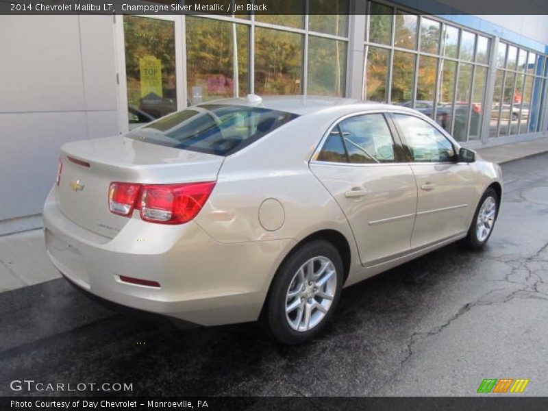 Champagne Silver Metallic / Jet Black 2014 Chevrolet Malibu LT