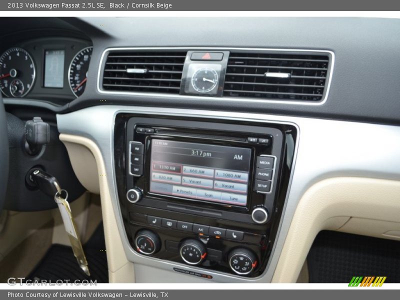 Black / Cornsilk Beige 2013 Volkswagen Passat 2.5L SE