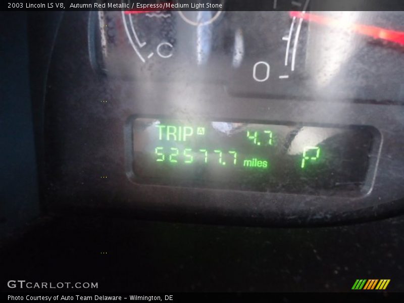 Autumn Red Metallic / Espresso/Medium Light Stone 2003 Lincoln LS V8