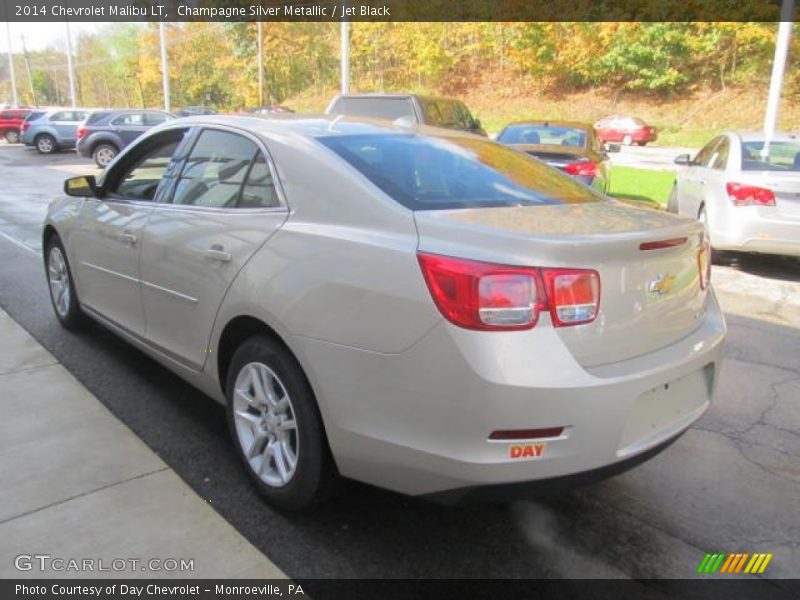 Champagne Silver Metallic / Jet Black 2014 Chevrolet Malibu LT