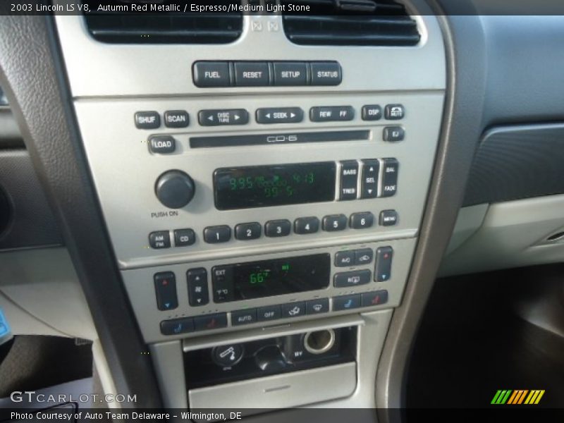 Autumn Red Metallic / Espresso/Medium Light Stone 2003 Lincoln LS V8