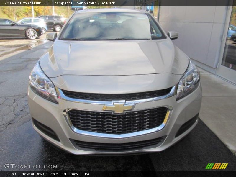 Champagne Silver Metallic / Jet Black 2014 Chevrolet Malibu LT
