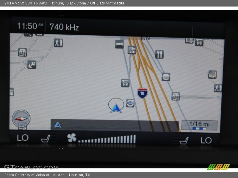 Navigation of 2014 S80 T6 AWD Platinum