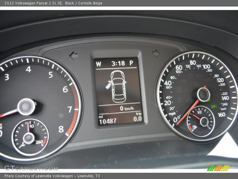 Black / Cornsilk Beige 2013 Volkswagen Passat 2.5L SE