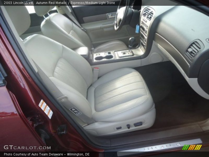 Autumn Red Metallic / Espresso/Medium Light Stone 2003 Lincoln LS V8