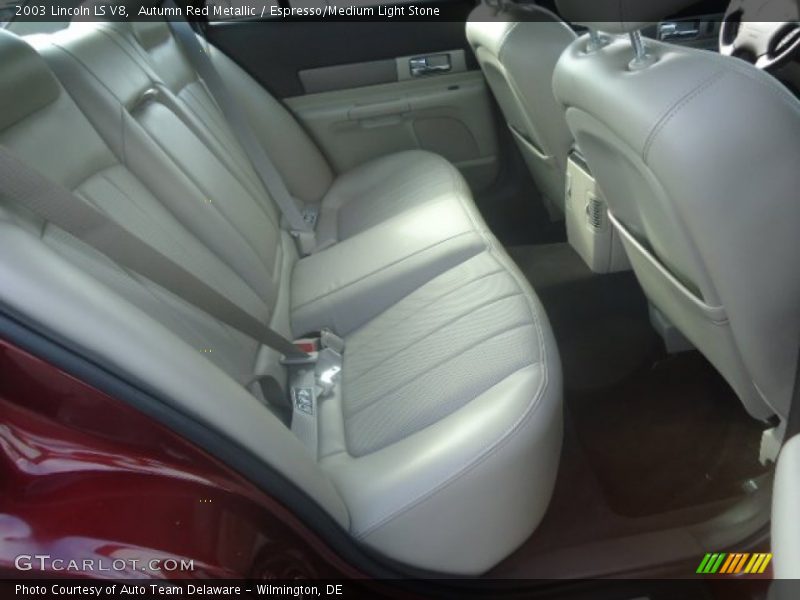 Autumn Red Metallic / Espresso/Medium Light Stone 2003 Lincoln LS V8