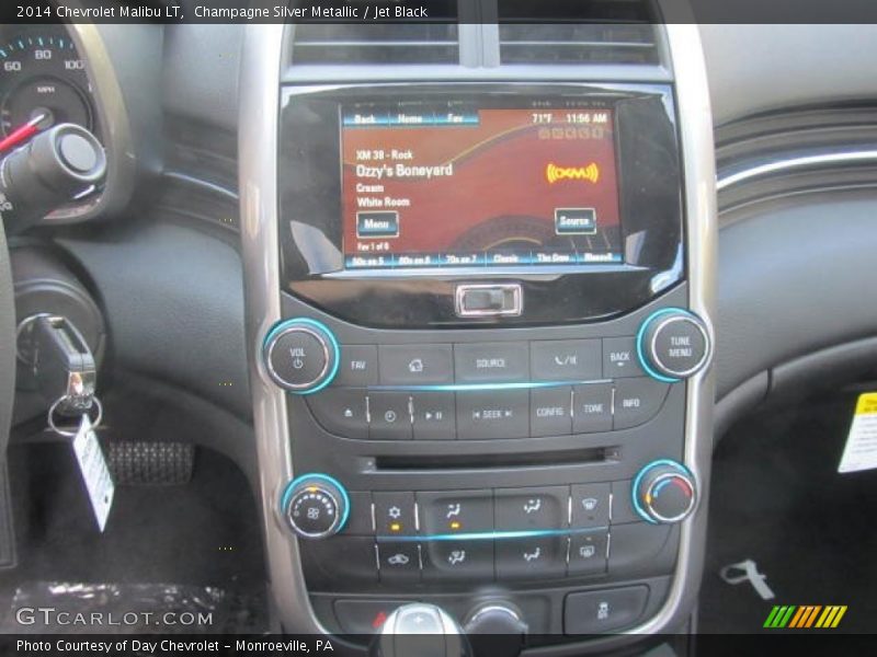 Champagne Silver Metallic / Jet Black 2014 Chevrolet Malibu LT