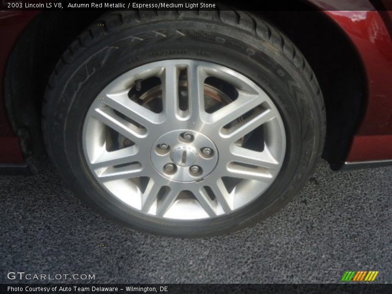 Autumn Red Metallic / Espresso/Medium Light Stone 2003 Lincoln LS V8