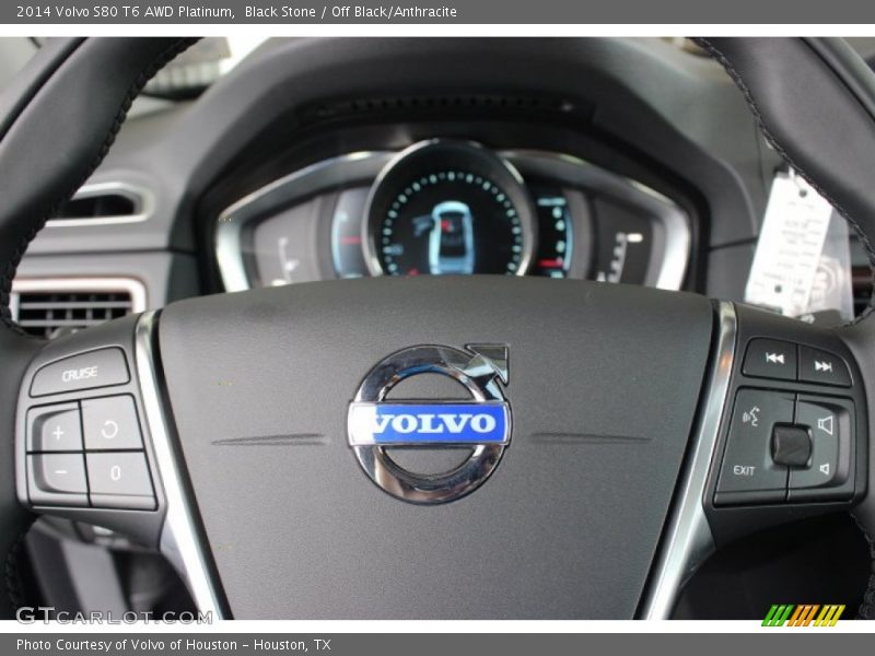 Black Stone / Off Black/Anthracite 2014 Volvo S80 T6 AWD Platinum