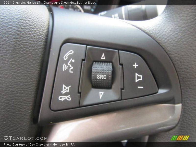 Champagne Silver Metallic / Jet Black 2014 Chevrolet Malibu LT