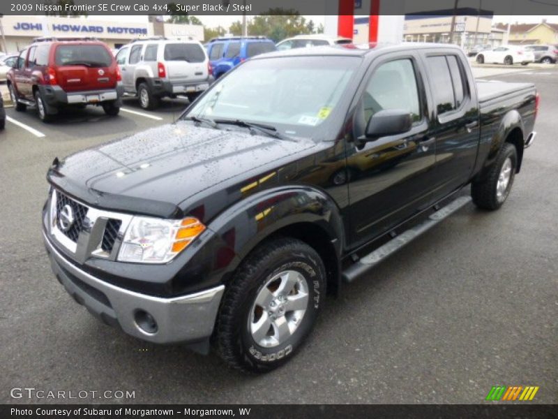 Super Black / Steel 2009 Nissan Frontier SE Crew Cab 4x4