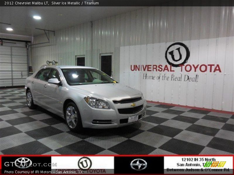 Silver Ice Metallic / Titanium 2012 Chevrolet Malibu LT