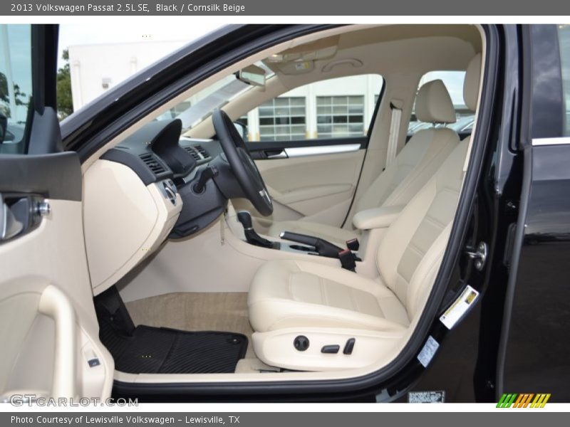 Black / Cornsilk Beige 2013 Volkswagen Passat 2.5L SE