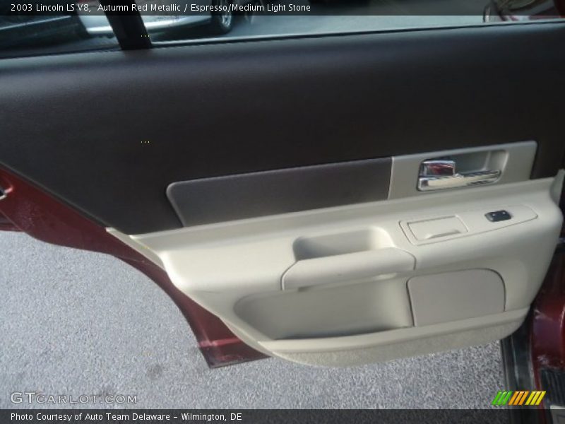 Autumn Red Metallic / Espresso/Medium Light Stone 2003 Lincoln LS V8