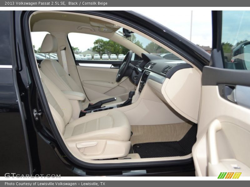 Black / Cornsilk Beige 2013 Volkswagen Passat 2.5L SE