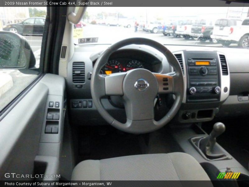Super Black / Steel 2009 Nissan Frontier SE Crew Cab 4x4