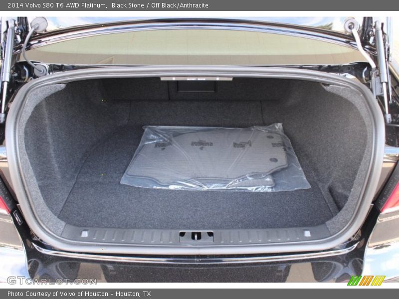  2014 S80 T6 AWD Platinum Trunk