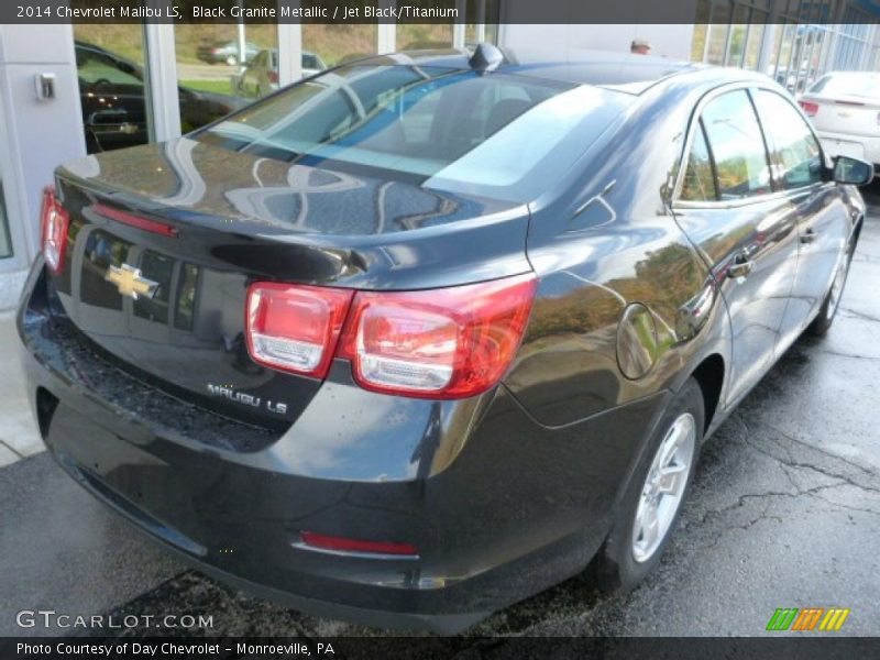 Black Granite Metallic / Jet Black/Titanium 2014 Chevrolet Malibu LS