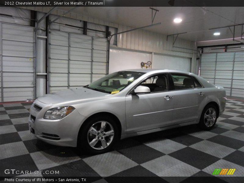 Silver Ice Metallic / Titanium 2012 Chevrolet Malibu LT