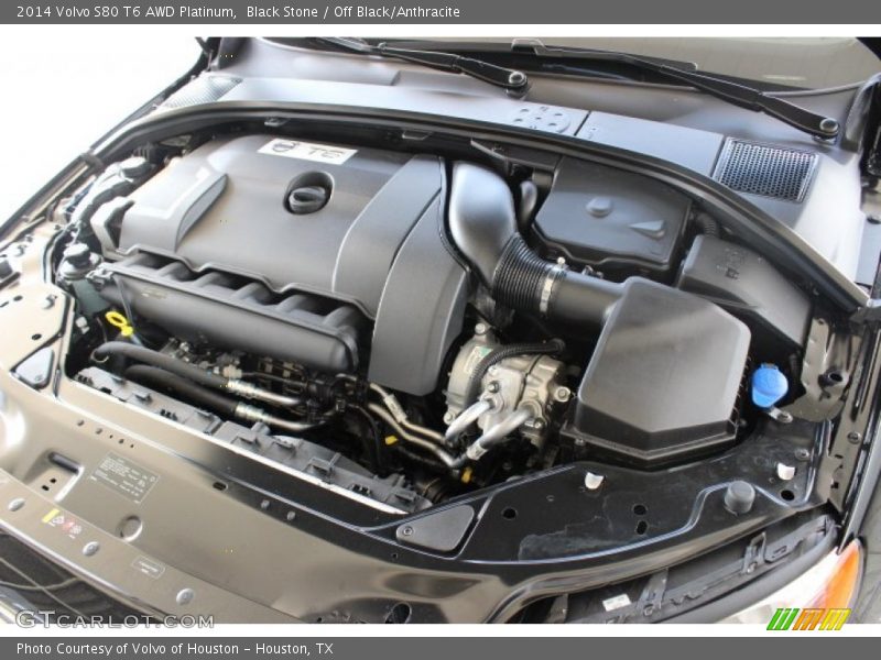  2014 S80 T6 AWD Platinum Engine - 3.0 Liter Turbocharged DOHC 24-Valve VVT Inline 6 Cylinder