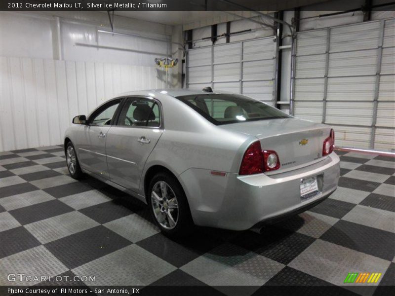 Silver Ice Metallic / Titanium 2012 Chevrolet Malibu LT