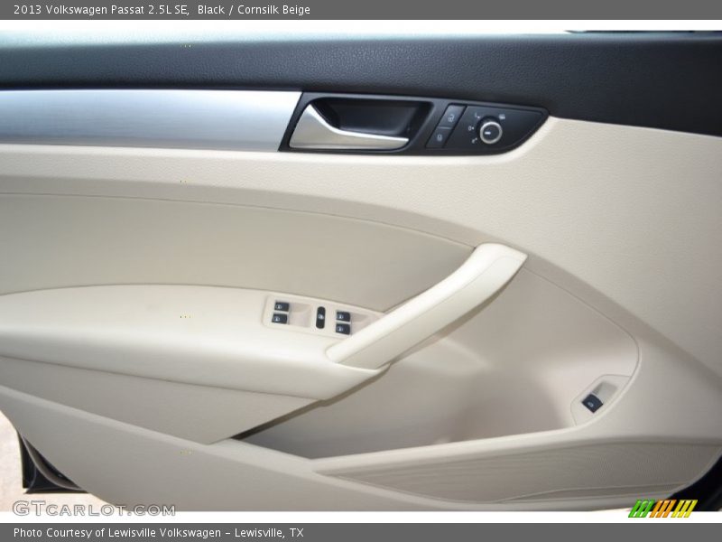 Black / Cornsilk Beige 2013 Volkswagen Passat 2.5L SE