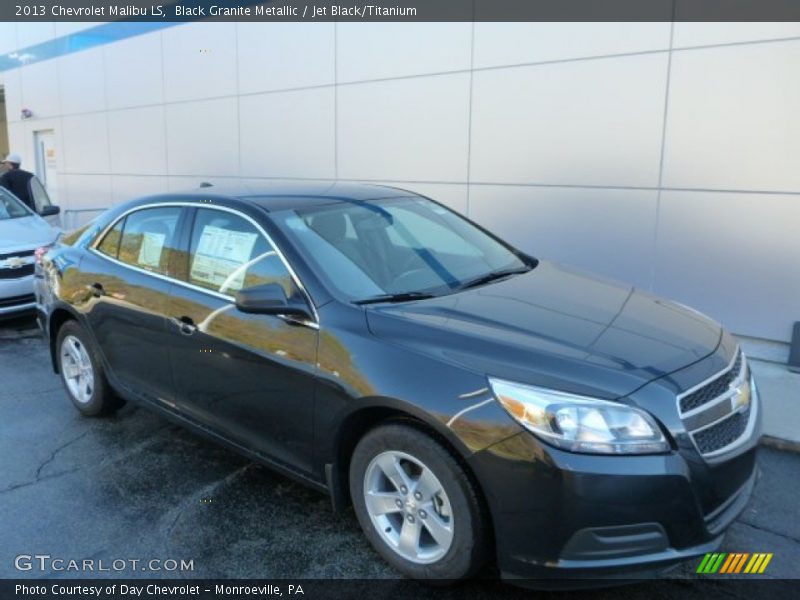 Black Granite Metallic / Jet Black/Titanium 2013 Chevrolet Malibu LS