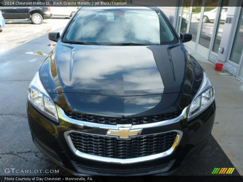 Black Granite Metallic / Jet Black/Titanium 2014 Chevrolet Malibu LS
