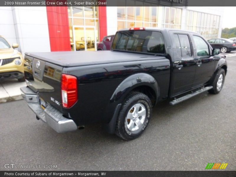 Super Black / Steel 2009 Nissan Frontier SE Crew Cab 4x4
