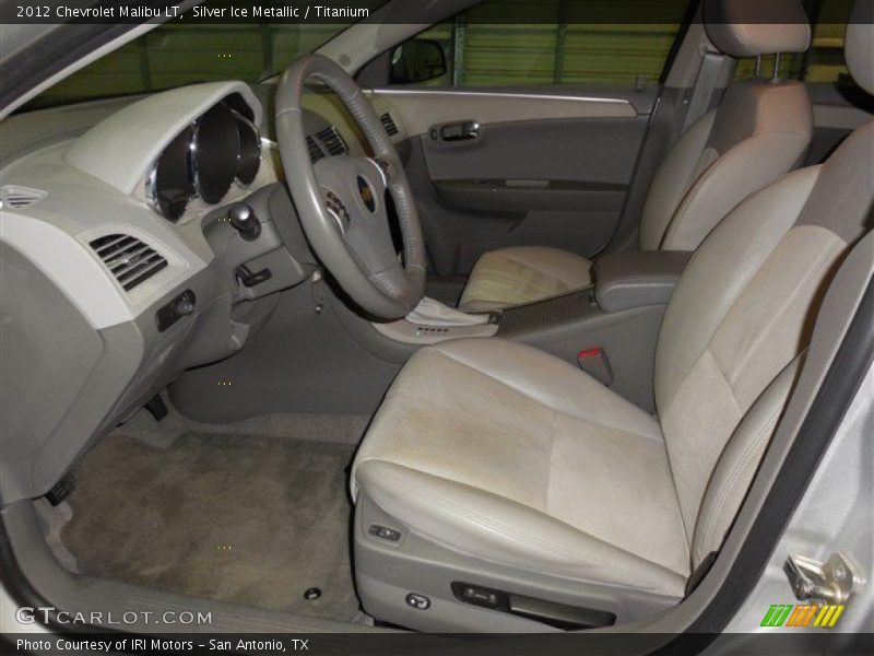 Silver Ice Metallic / Titanium 2012 Chevrolet Malibu LT