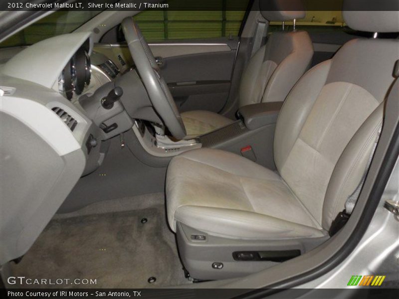 Silver Ice Metallic / Titanium 2012 Chevrolet Malibu LT