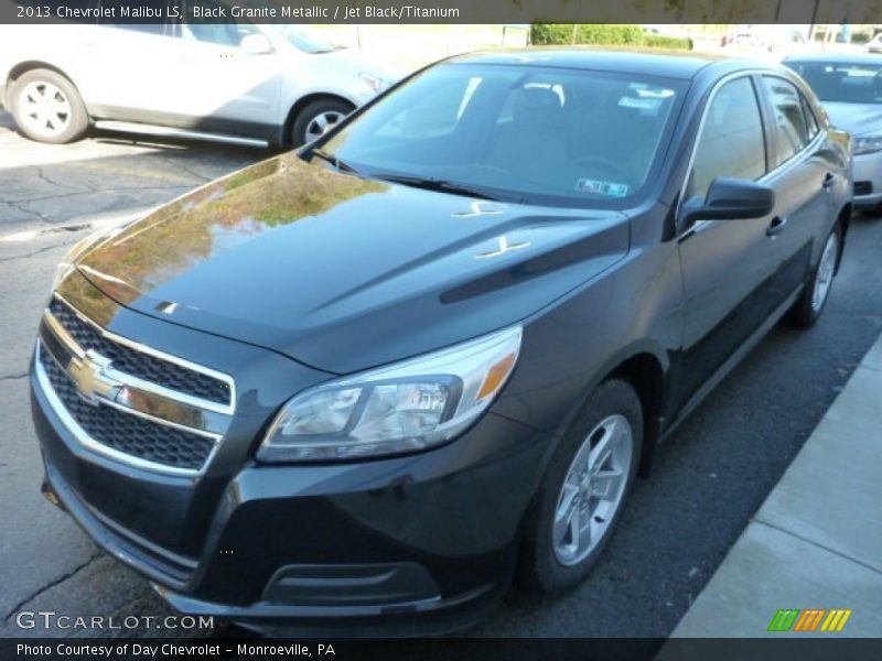 Black Granite Metallic / Jet Black/Titanium 2013 Chevrolet Malibu LS