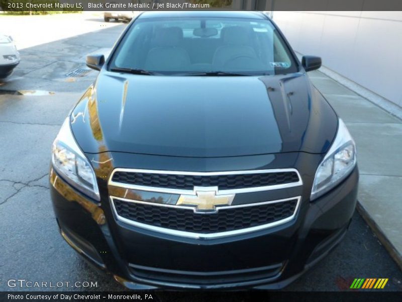Black Granite Metallic / Jet Black/Titanium 2013 Chevrolet Malibu LS