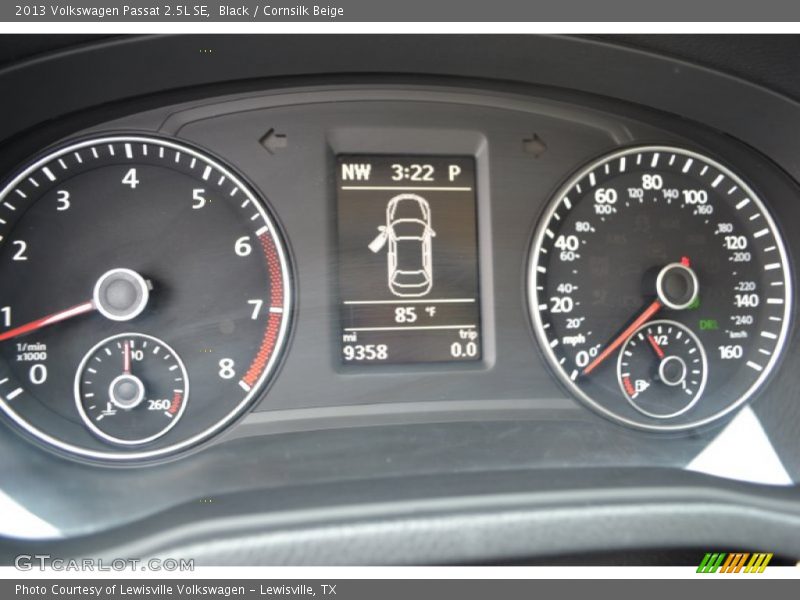 Black / Cornsilk Beige 2013 Volkswagen Passat 2.5L SE