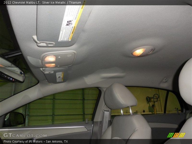 Silver Ice Metallic / Titanium 2012 Chevrolet Malibu LT