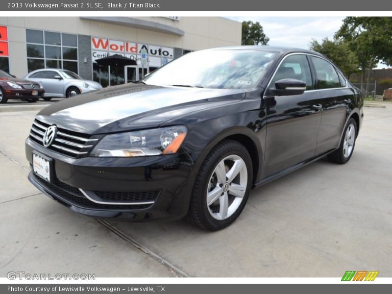 Black / Titan Black 2013 Volkswagen Passat 2.5L SE