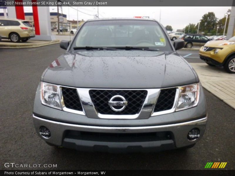 Storm Gray / Desert 2007 Nissan Frontier SE King Cab 4x4