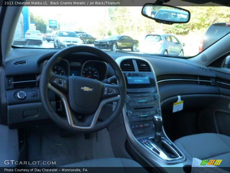 Black Granite Metallic / Jet Black/Titanium 2013 Chevrolet Malibu LS