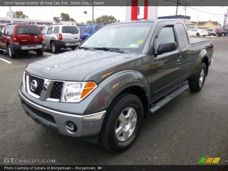Storm Gray / Desert 2007 Nissan Frontier SE King Cab 4x4