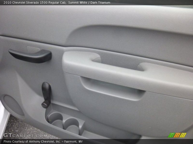 Summit White / Dark Titanium 2010 Chevrolet Silverado 1500 Regular Cab