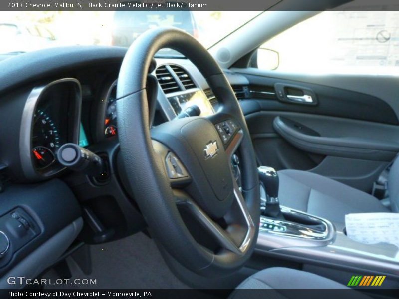Black Granite Metallic / Jet Black/Titanium 2013 Chevrolet Malibu LS